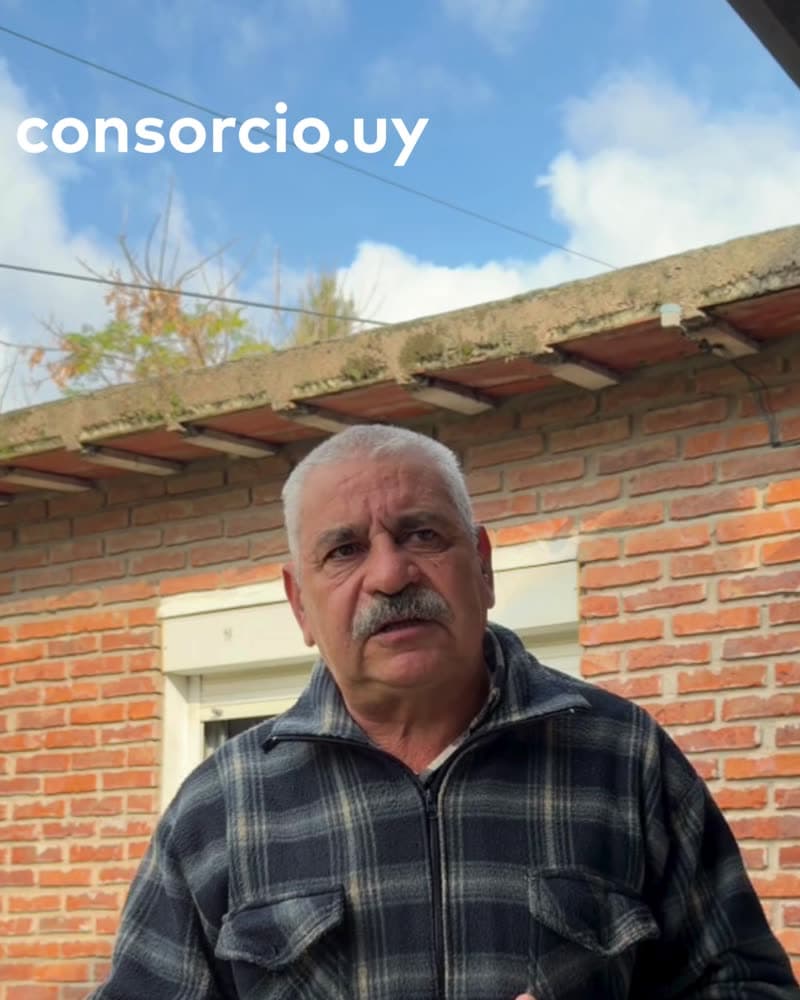 Edinson, cliente de Consorcio del Uruguay