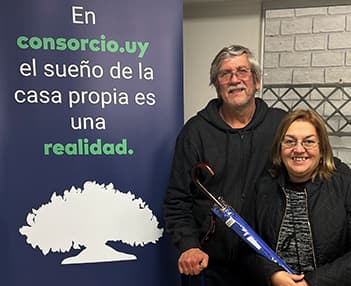 Cristina y Miguel, cliente de Consorcio del Uruguay